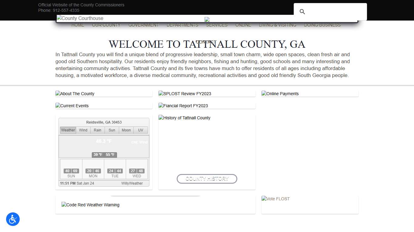 Home - Tattnall County, GA